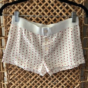 Brandy Melville Heart Boxer Shorts